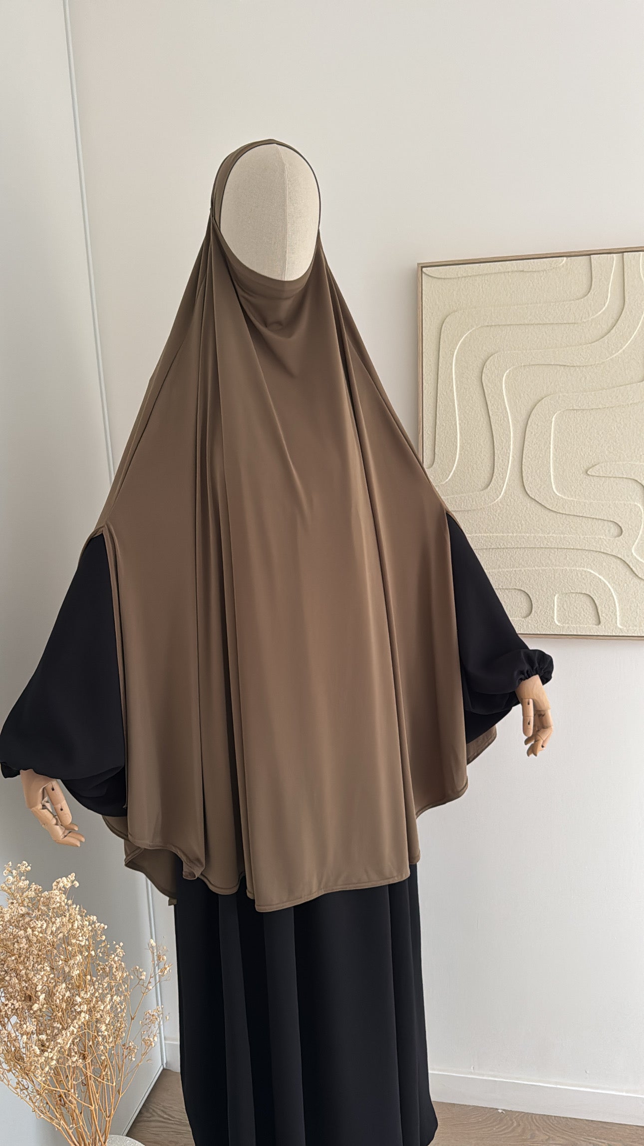 MAXI KHIMAR JERSEY PREMIUM à Fente