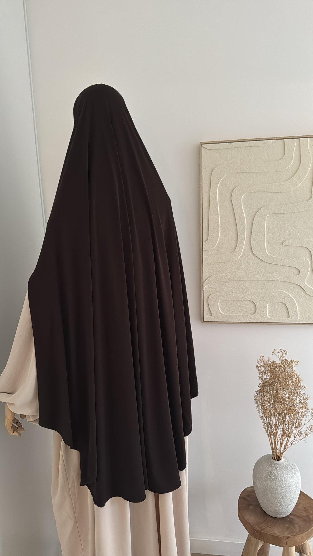 MAXI KHIMAR JERSEY PREMIUM à Fente