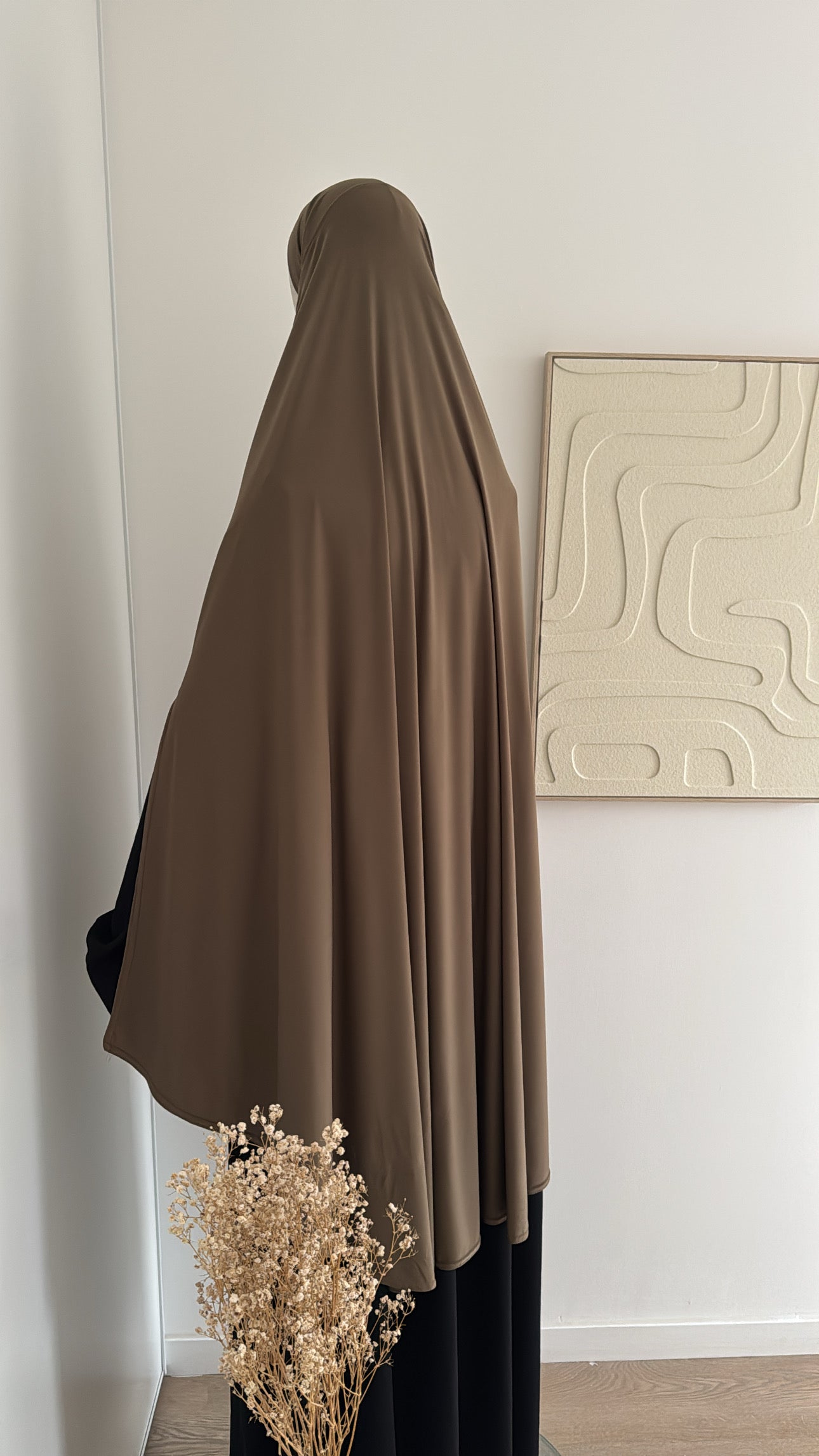 MAXI KHIMAR JERSEY PREMIUM à Fente
