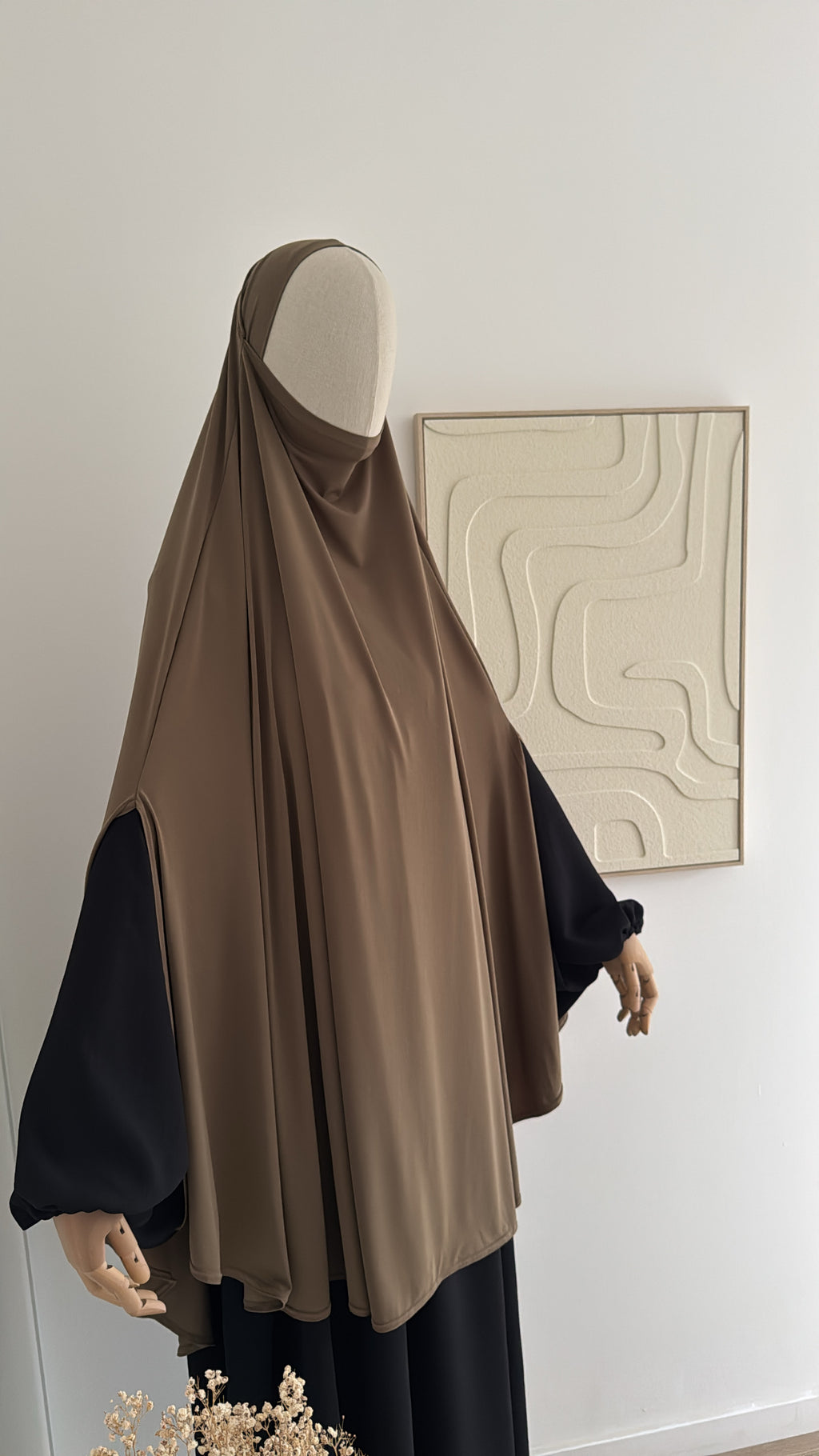 MAXI KHIMAR JERSEY PREMIUM à Fente